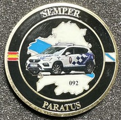 Galicia Spain Local Police Challenge Coin