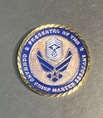 Command Chief Master Sergeant Second Air Force Second To None Challenge Coin