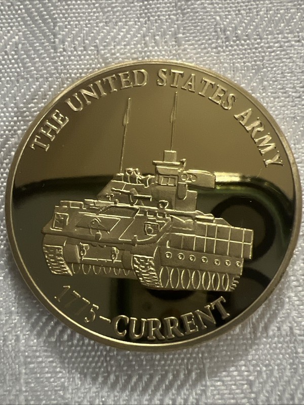 The United States Army 1175 Current Follow Me Challenge Coin gallery