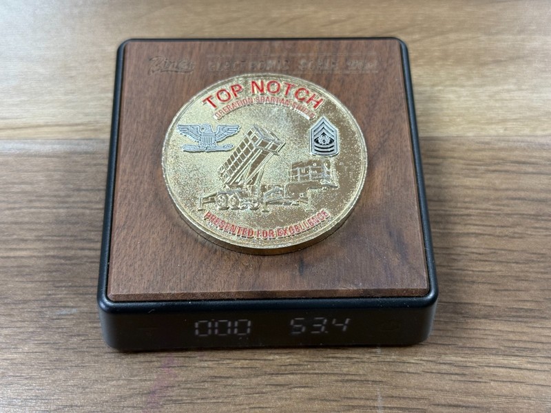 Top Notch Operation Spartan Shield Excellence Challenge Coin M#8 gallery