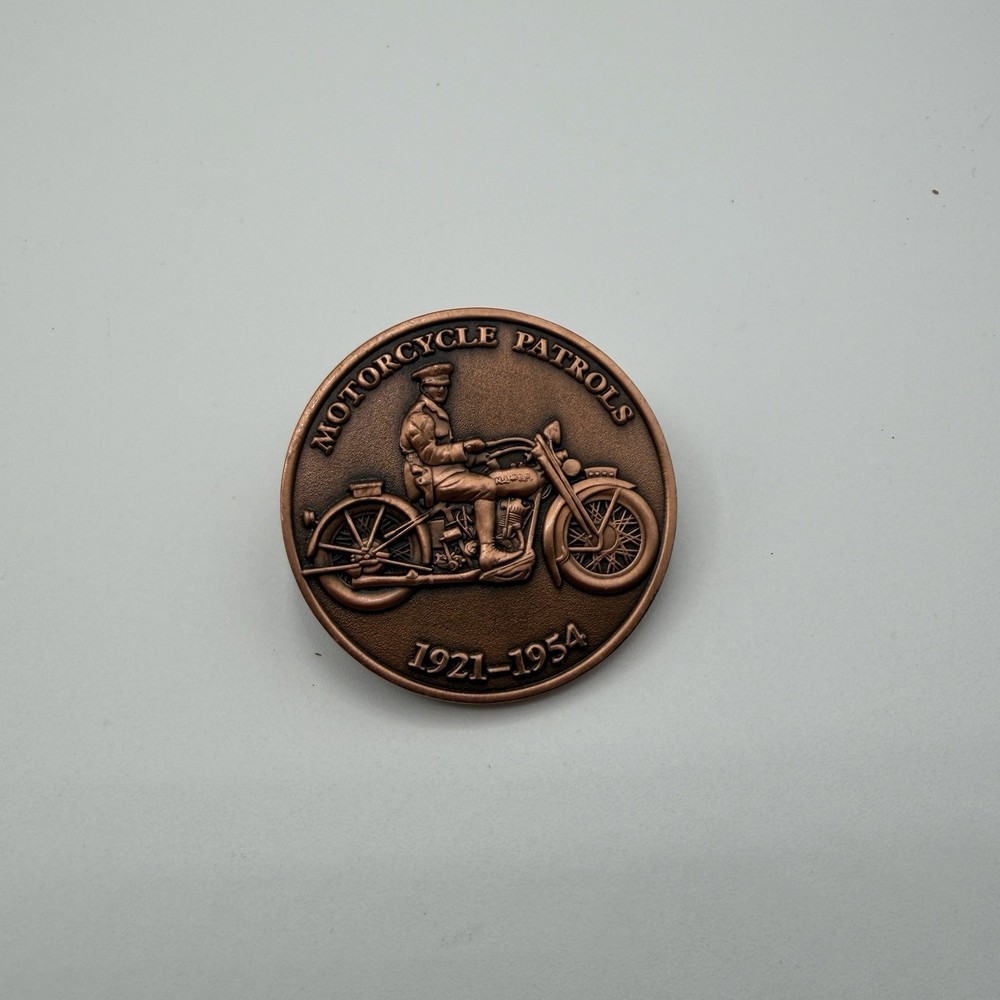 New Jersey State Police Museum - Motorcycle Patrol 1921-1954 Challenge Coin NJSP