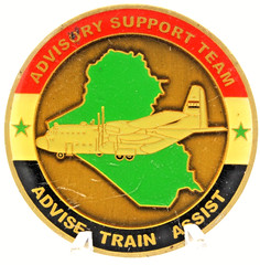 Advisory Support Team Baghdad Iraq Challenge Coin 1.5″ Copper