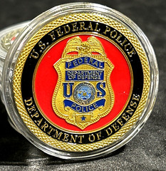United States U.S. FEDERAL POLICE Department Of Defense Challenge Coin