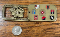 US Korea Joint Command Challenge Coin Katchi Kapsida Dragon Flags Rare