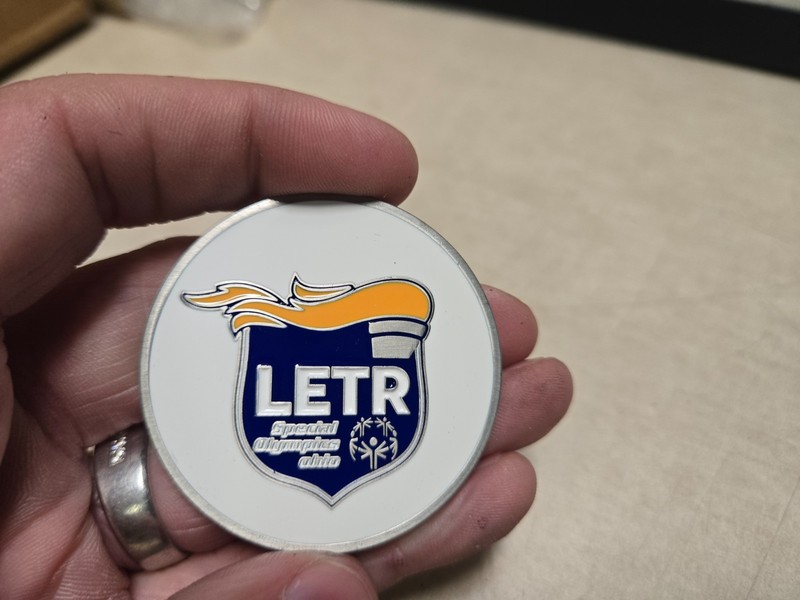 2024 LETR Special Olympics Law Enforcement Torch Run Challenge Coin Rare! gallery