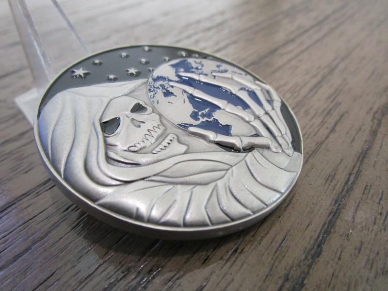 US Intelligence Community NRO NGA IC NSA CIA Grim Reaper Challenge Coin gallery