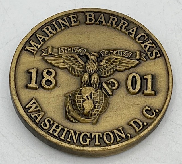 United States Marine Corps (USMC) Silent Drill Platoon Challenge Coin.