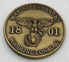 United States Marine Corps (USMC) Silent Drill Platoon Challenge Coin.