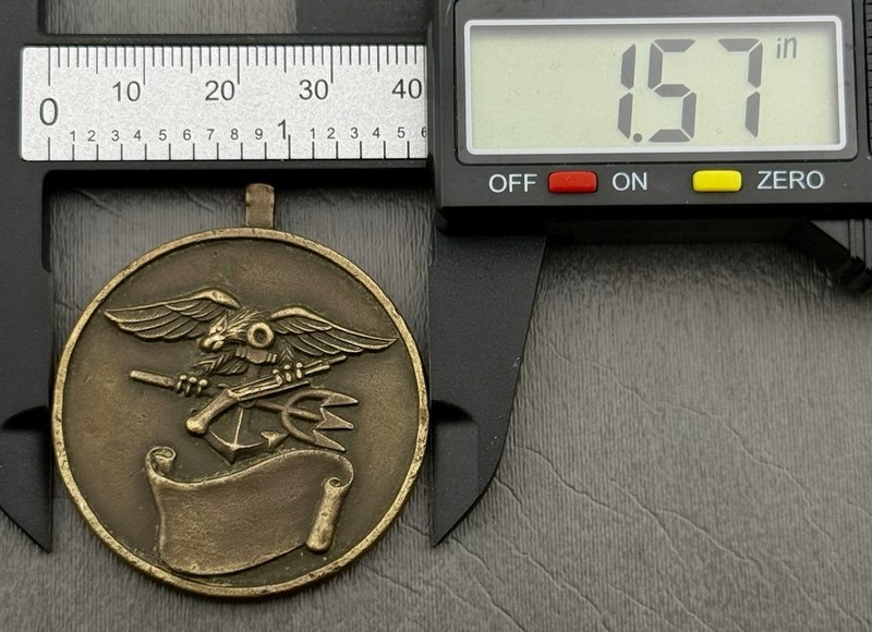 SEAL Team Four MALADOSTEO Challenge Coin Pendant w/ Loop Navy SEALs NSW NSWG gallery