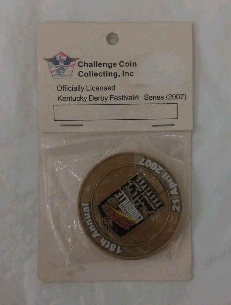 Kentucky Derby Festival Thunder Over Louisville Challenge Coin 21 April 2007