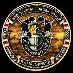 3rd SFG Green Beret Challenge Coin Quiet Professionals 3rd Special Forces Group