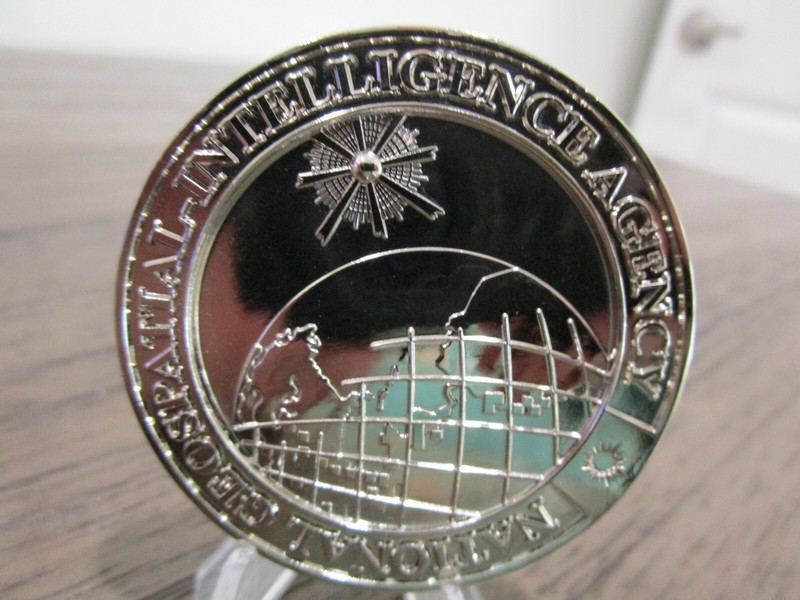 National Geospatial Intelligence Agency SIGINT GEOINT DoD NGA NSA Challenge Coin gallery