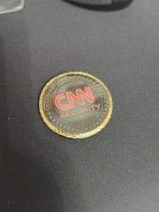 Turner Security Company CNN Cable News Network Securing The Vision 1.75″ Coin