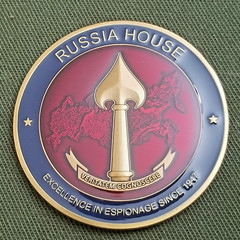 CIA, CENTRAL EURASIA DIVISION, “RUSSIA HOUSE” , CHALLENGE COIN