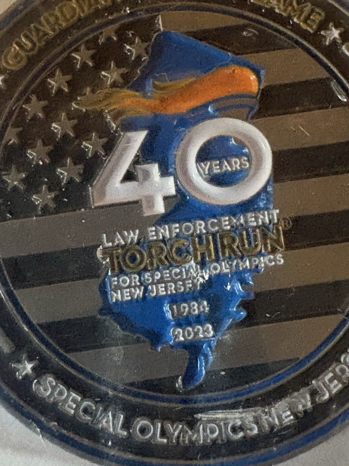 2023 Special Olympics Torch Run 40 Th Anniversary Challenge Coin gallery