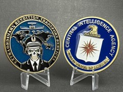 2″ CIA EXTRAORDINARY RENDITION CHALLENGE COIN PSYOPS OPERATIONS SOD COVERT