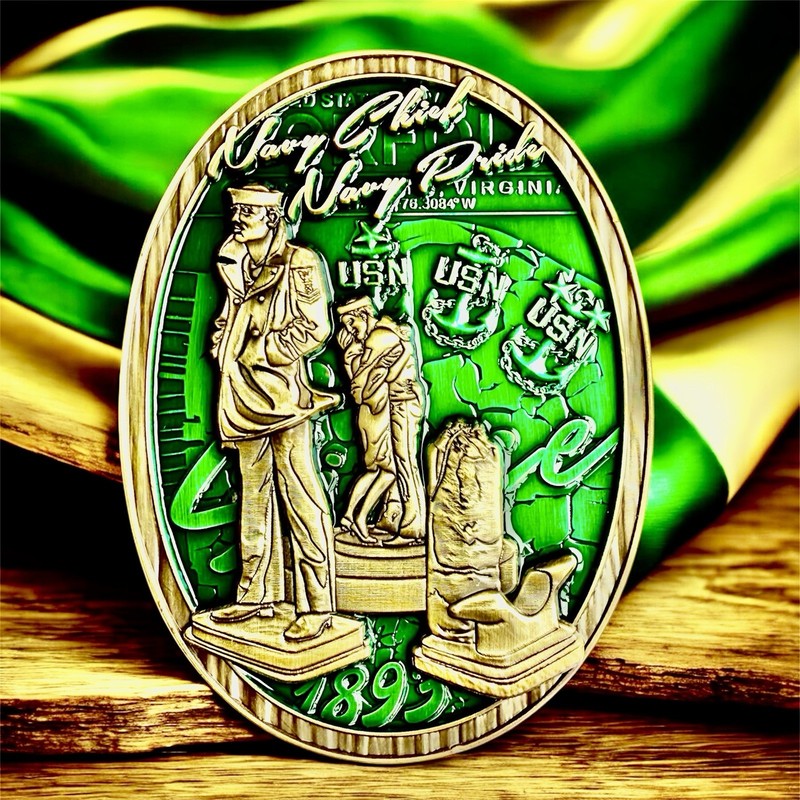 Awesome NSW Navy Seal Team Three Challenge Coin ST3 gallery