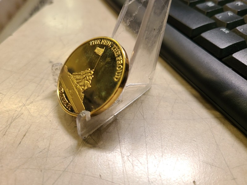 USMC 1775 Current "The Few The Proud" Semper FI Challenge Coin gallery