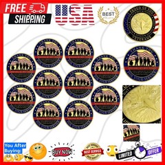 Thank You for Your Service Military Appreciation Challenge Coin Pack of 10
