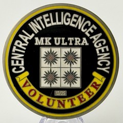 CIA MK Ultra Volunteer Serialized #13/25 Challenge Coin 2″ Collectible