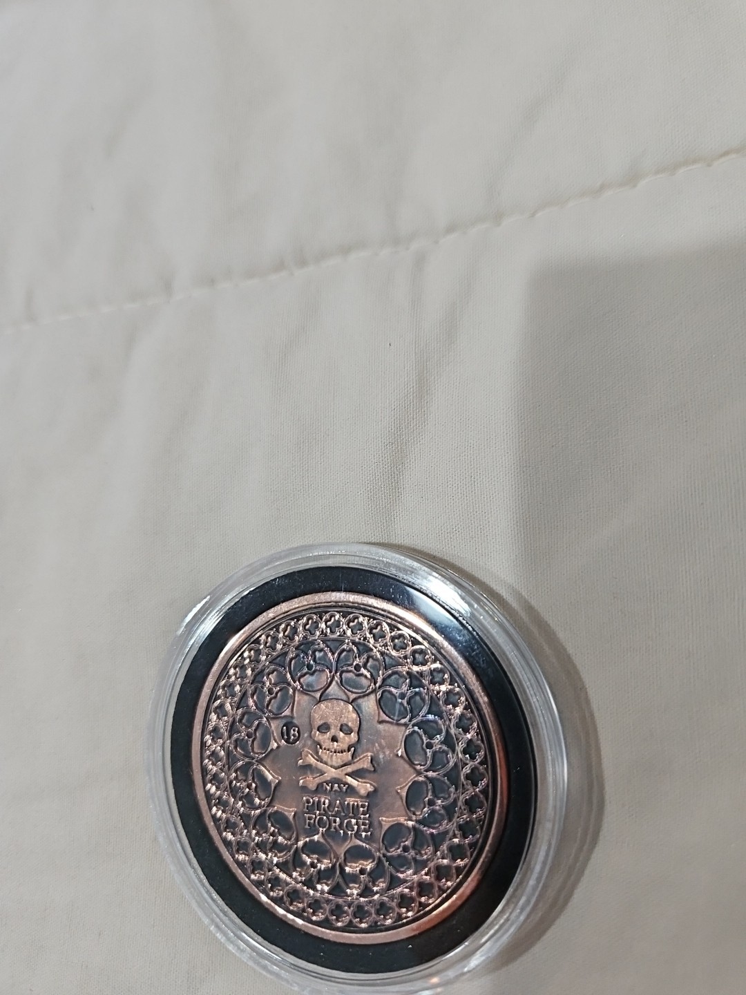 Pirate Forge Copper Decision Coin Coin #18 Extremely Rare gallery