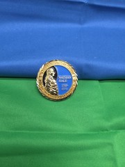 Central Intelligence Agency CIA Nathan Hale one life to lose Challenge Coin 1776
