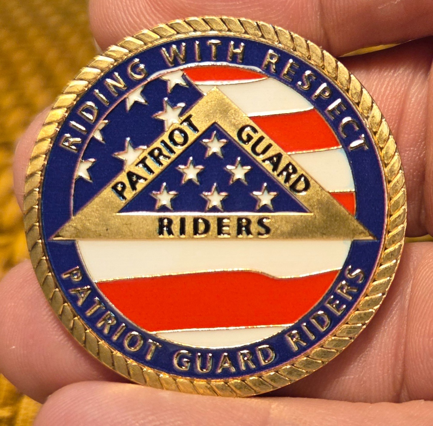U.S. MILITARY CHALLENGE COIN-KENTUCKY PATRIOT GUARD gallery