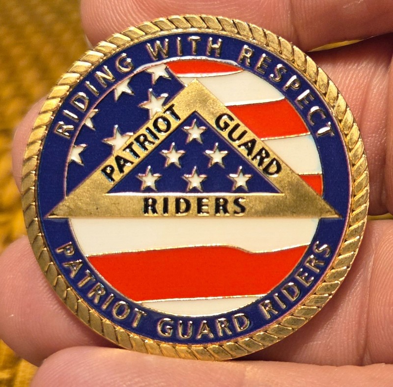 U.S. MILITARY CHALLENGE COIN-KENTUCKY PATRIOT GUARD gallery