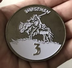 USN Navy Seals Seal Team 3 NSW Horsemen TACDEVRON Punisher CPO Challenge Coin 🐴