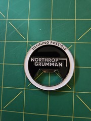 Northrup Grumman BOTTLE OPENER “Defining Possible” Challenge Coin Innovation