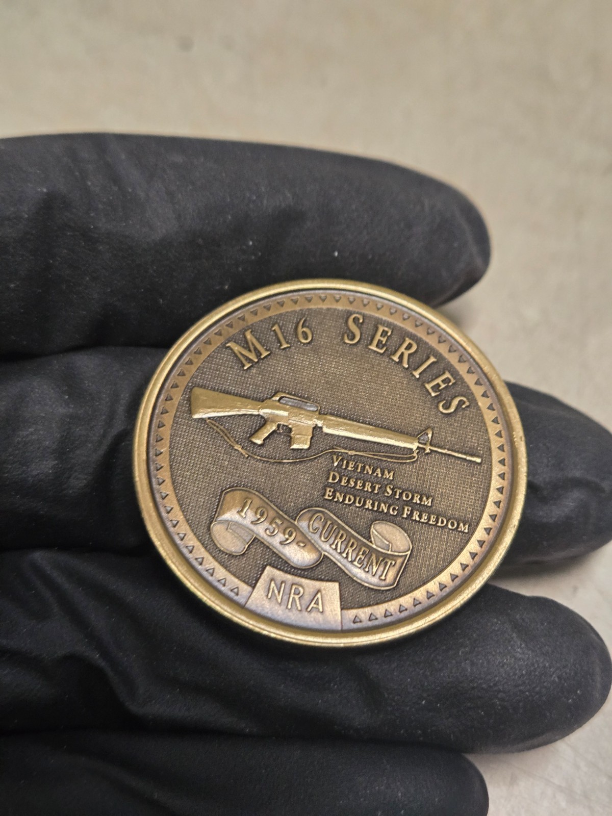 1959 - CURRENT NATIONAL RIFLE ASSOCIATION BRASS M16 SERIES VIETNAM DESERT STORM gallery