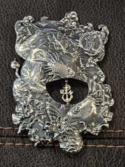 Awesome 4″ Navy USN Chiefs CPO Pride Challenge Coin Japan Antique Silver