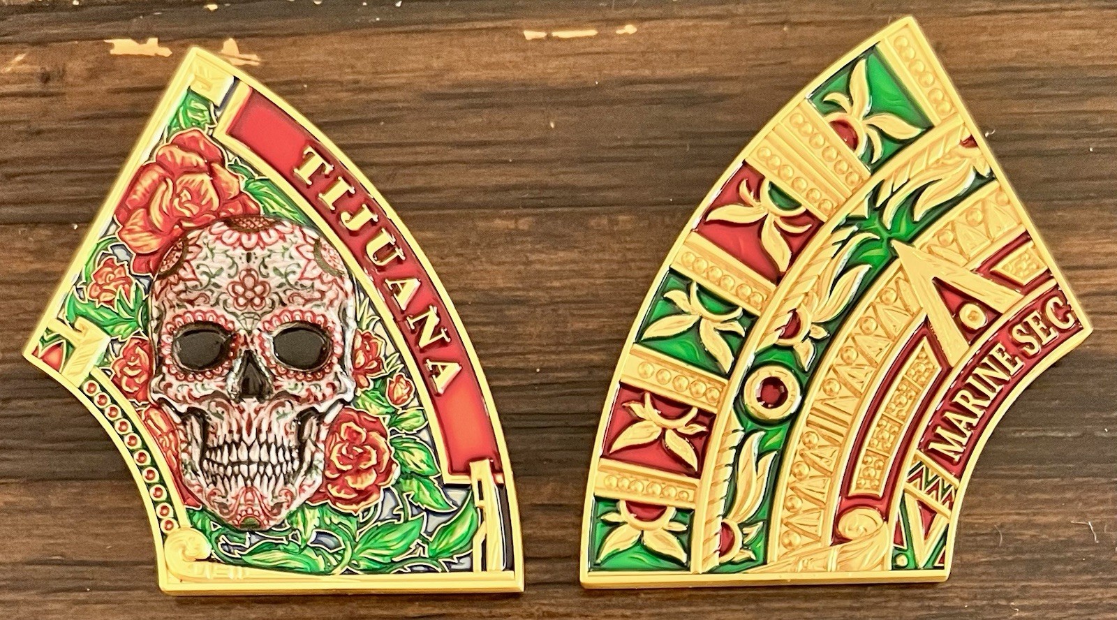 Marine Security Guard Detachment Tijuana, Mexico Puzzle Piece Challenge Coin gallery