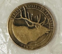 NRA National Rifle Association Classic Collectors Series Elk Coin