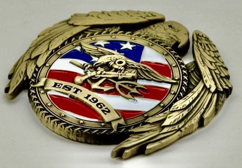 Navy Seal Team Trident Frog Seals Challenge Coin Special Ops UDT NSW CPO CIA USA gallery