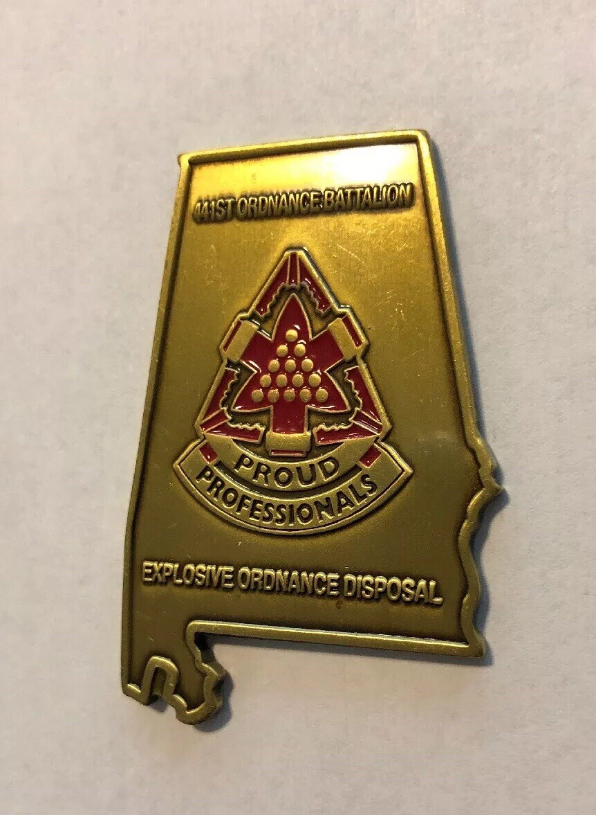441st Ordnance Battalion, Explosive Ordnance Disposal Command Coin F20 gallery