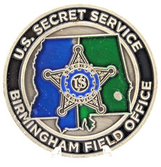 U.S. Secret Service Birmingham Field Office USSS Challenge Coin 2 Inch