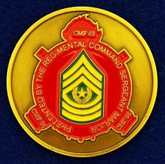US Army Ordnance Corps SGTMAJ CMF 35 CMF 55 CMF 63 Korea Challenge Coin C-47