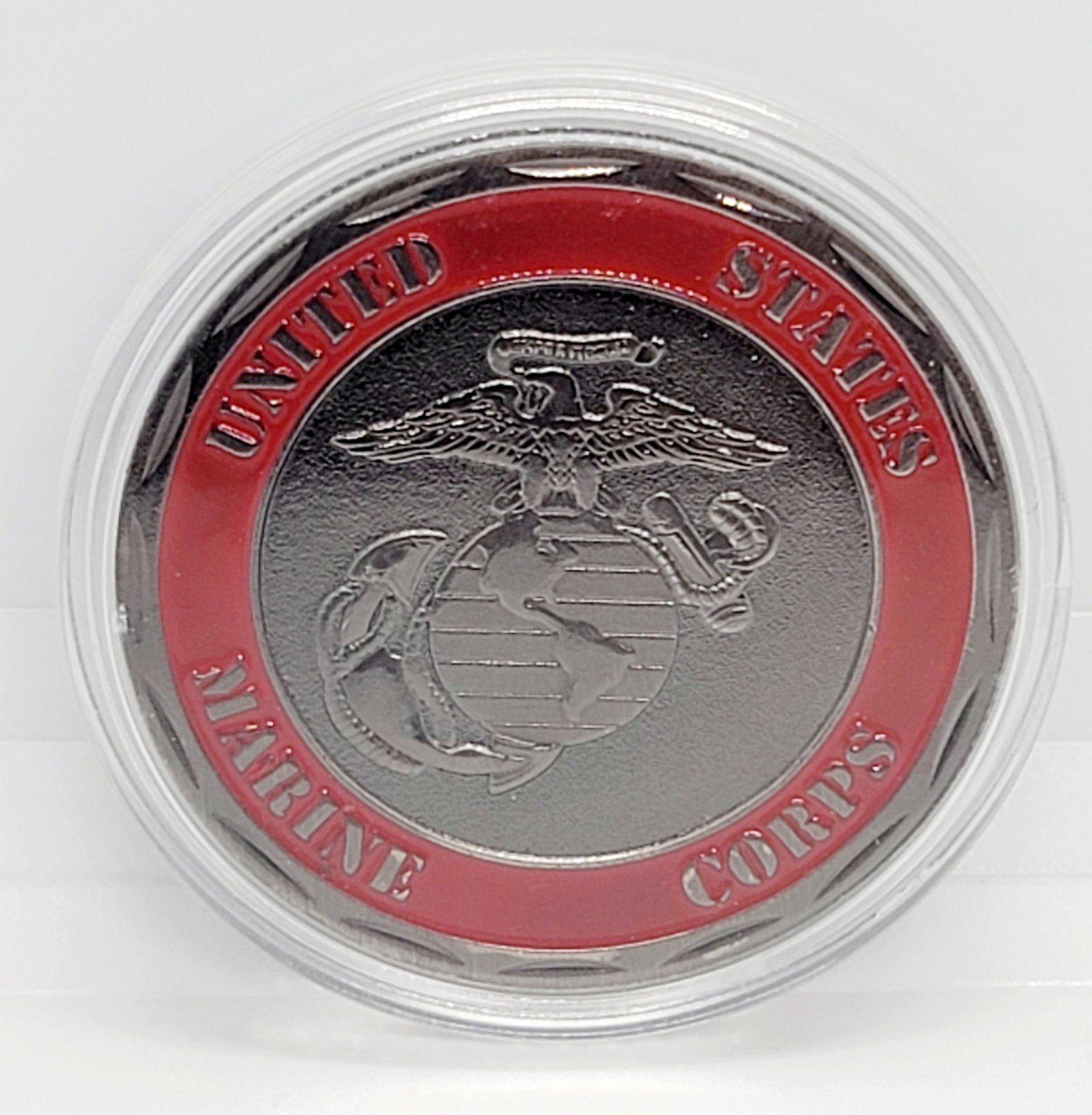 USMC Marine Corps Pride Tribute Challenge Coin Death Smiles at Everyone New gallery