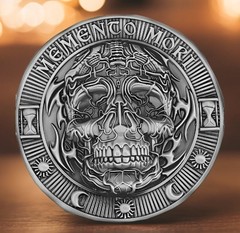 Memento Mori EDC Coin Inspirational Gift For Him Motivational Gift for Boyfriend