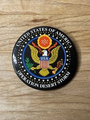 Operation Desert Storm USA Commemorative Coin Pin Military Collectible