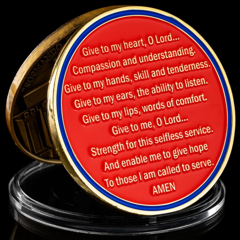 Registered Nurse RN Gold Prayer Coin gallery