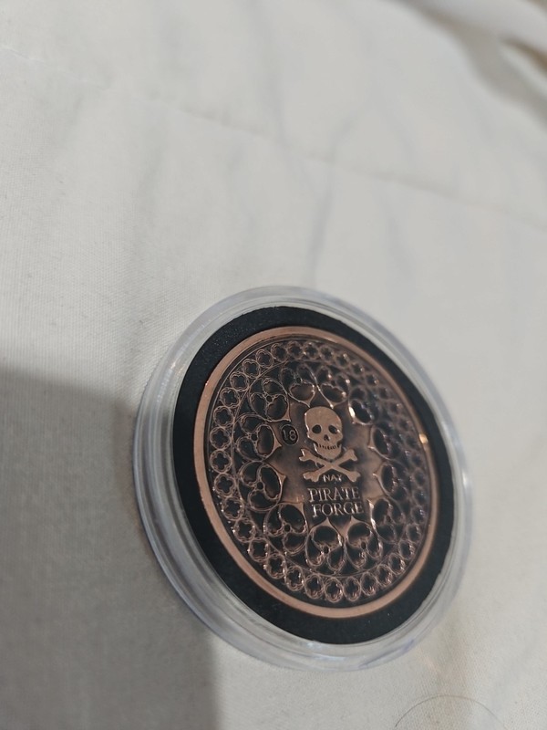 Pirate Forge Copper Decision Coin Coin #18 Extremely Rare gallery