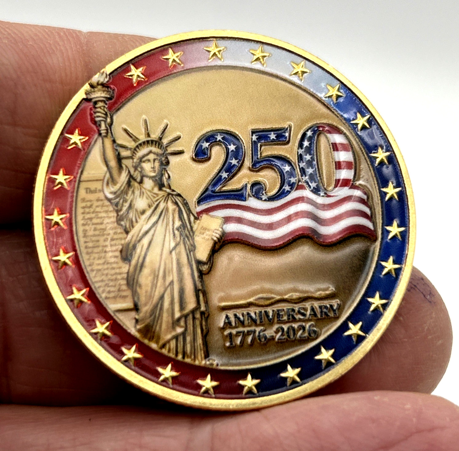 *250TH ANNIVERSARY USA* Statue of Liberty 1776-2026 Commemorative Coin Medal gallery