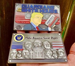 President Trump Guardians Galaxy White House Navy CPO Chief Challenge Coin MAGA!