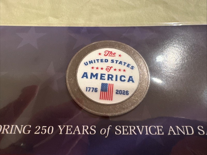 Wounded Warrior Project 250TH Anniversary Challenge Coin 1776-2026 NIP gallery