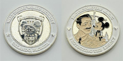Walt Disney World Security Legacy White WDW Orlando FL Challenge Coin