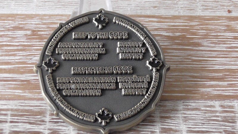 Unknown Thick Keep To The Code Cattle Skull Canadian Challenge Coin #855Y gallery