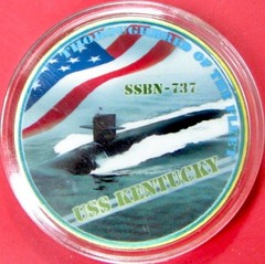 USS Kentucky. Challenge, Souvenir. CT55c.