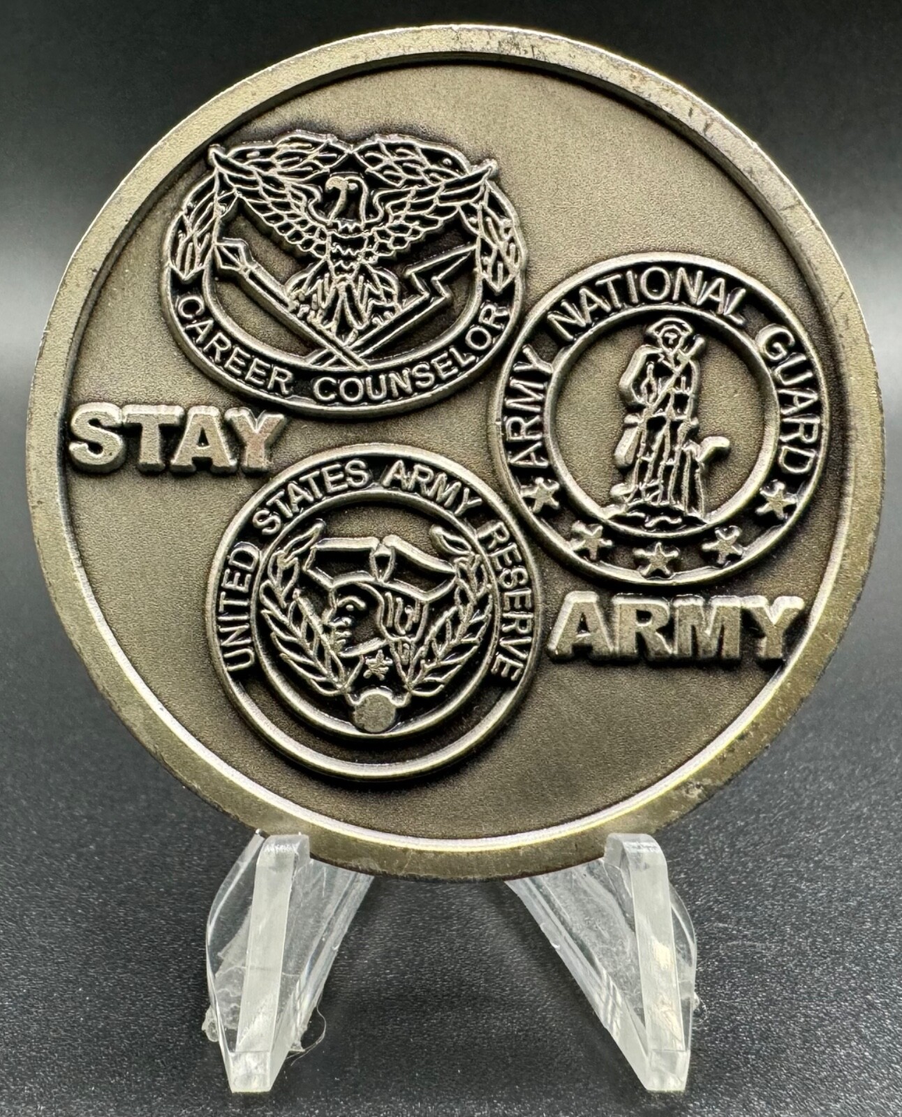 U.S. Army 2nd IN Division Second to None REUP Stay Army Military Challenge Coin gallery